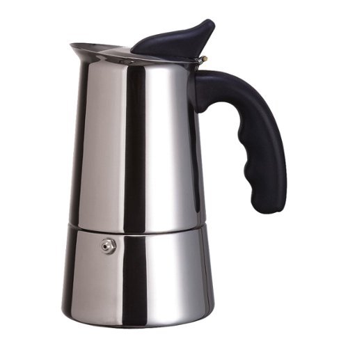  Primula - Espresso Coffee Maker with Silicone Handle - Stainless Steel