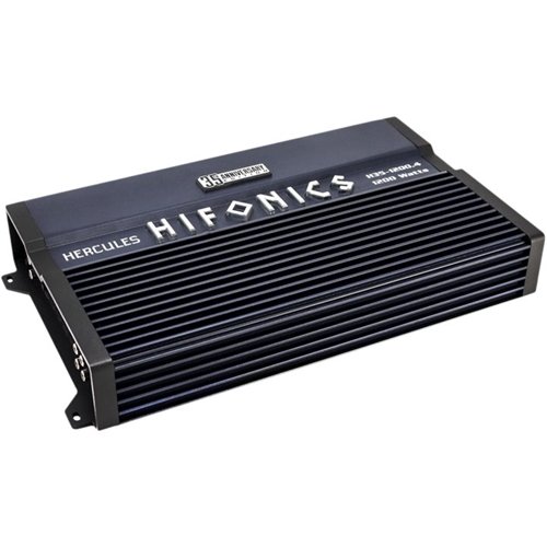  Hifonics - Hercules Class AB Bridgeable Multichannel MOSFET Amplifier with Variable Crossovers - Black