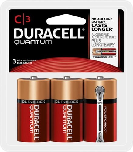  Duracell - Quantum C Batteries (3-Pack)