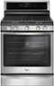 Whirlpool - 5.8 Cu. Ft. Self-Cleaning Gas Convection Range - Stainless steel-Front_Standard