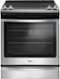 Whirlpool - 6.4 Cu. Ft. Self-Cleaning Electric Convection Range - Stainless Steel-Front_Standard