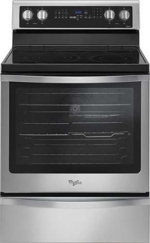  Whirlpool - 6.4 Cu. Ft. Self-Cleaning Freestanding Electric Convection Range