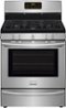 Frigidaire - Gallery 5.0 Cu. Ft. Freestanding Gas Convection Range - Stainless steel-Front_Standard 