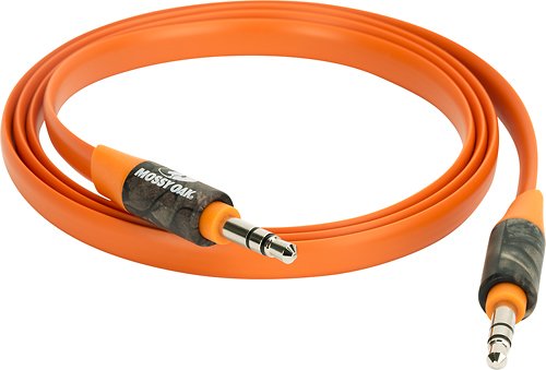 Griffin - Mossy Oak 3' Auxiliary Audio Cable - Blaze Orange-Front_Standard 
