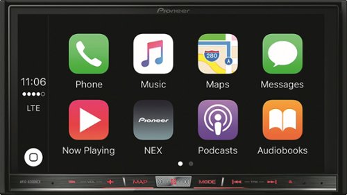  Pioneer - 7&quot; - Android Auto/Apple CarPlay™ - Built-in Navigation - Bluetooth - In-Dash CD/DVD/DM Receiver - Black