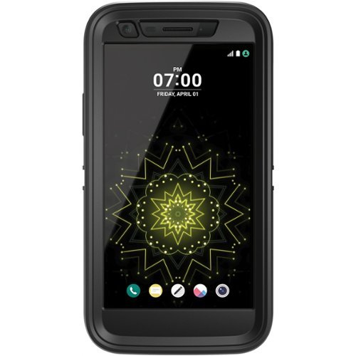 OtterBox - Defender Series Protective Case for LG G5 H840 and G5 H850 - Black-Front_Standard 