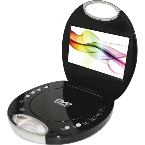 Sylvania - 7" Portable DVD Player - Black-Front_Standard 