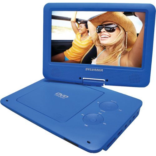  Sylvania - 9&quot; Portable DVD Player - Blue