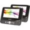 Sylvania - 7" Dual Portable DVD Player - Black-Front_Standard