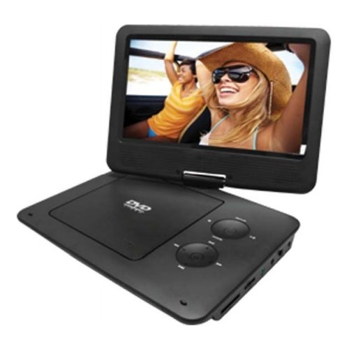 Sylvania - 9" Portable DVD Player - Black-Front_Standard 