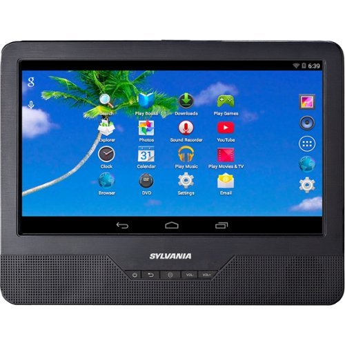  Sylvania - 9&quot; - Tablet - 8 GB - With DVD Player - black