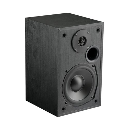 MTX - Monitor Series 5-1/4" 200W 2-way Bookshelf Speakers (Pair) - Black ash