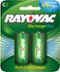 Rayovac - Recharge Plus Rechargeable C Batteries (2-Pack)-Front_Standard