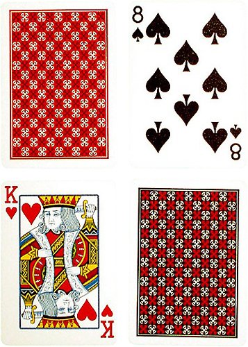  Trademark Games - Copag Plastic Poker-Size Playing Cards - Multi