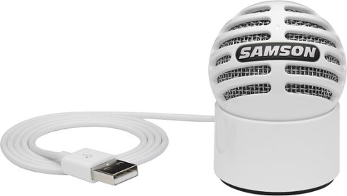 Samson - Meteorite USB Microphone - White-Front_Standard 