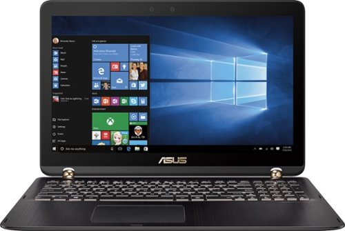  ASUS - 2-in-1 15.6&quot; 4K Ultra HD Touch-Screen Laptop - Intel Core i7 - 16GB Memory - 2TB HDD + 512GB SSD - Chocolate Black
