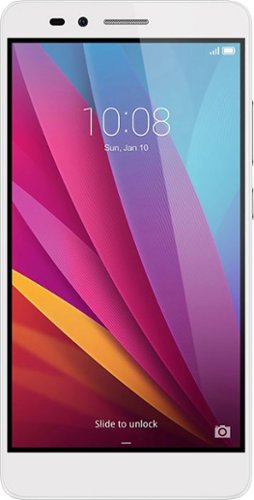  Huawei - Honor 5X 4G with 16GB Memory Cell Phone (Unlocked) - Silver