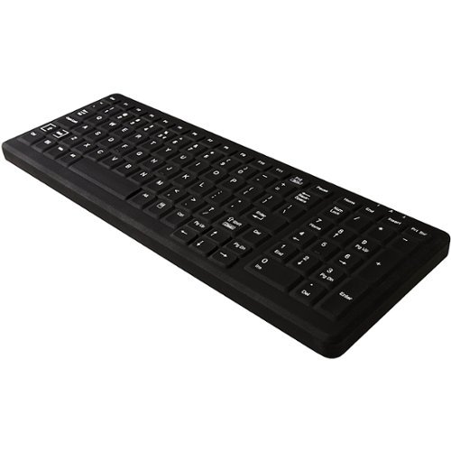 TG3 Electronics - CK103S TKL Wired Scissor Keyboard - Black