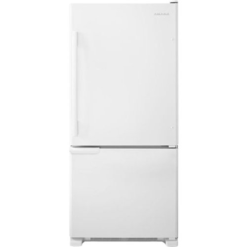  Amana - 18.7 Cu. Ft. Bottom-Freezer Refrigerator - White