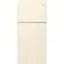 Front. Whirlpool - 19.2 Cu. Ft. Top-Freezer Refrigerator - Biscuit.