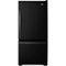 Amana - 18.5 Cu. Ft. Bottom-Freezer Refrigerator - Black-Front_Standard 