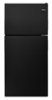 Amana - 18 Cu. Ft. Top-Freezer Refrigerator - Black-Front_Standard 