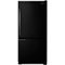 Amana - 18.7 Cu. Ft. Bottom-Freezer Refrigerator - Black-Front_Standard