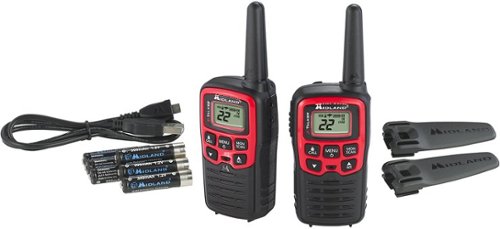 Midland Pair of T31 FRS Radios - 26 Miles - Black/Red HOW TO BUY