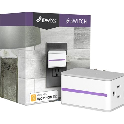  iDevices - Plug-In Smart Switch Wi-Fi - White/Gray
