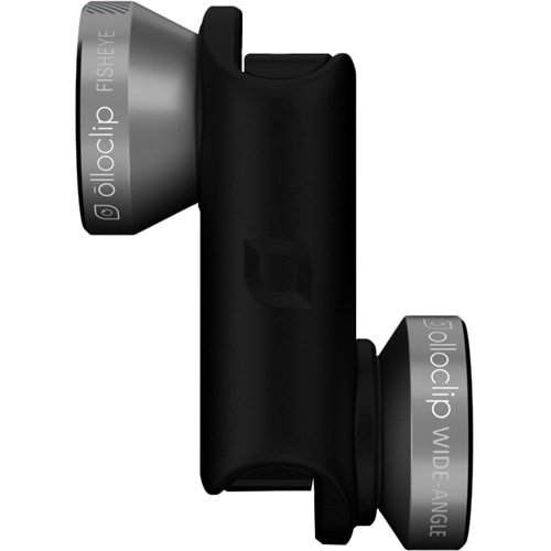  OlloClip - Otterbox uniVERSE 4-in-1 Photo Lens for Apple iPhone 6/6S and 6/6S Plus - Space Gray Lens / Black Clip