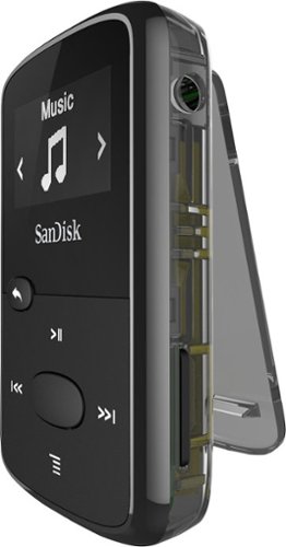 SanDisk Clip Jam 8GB* MP3 Player - Black WORLDWIDE DELIVERY