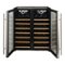 Wine Enthusiast - 48-Bottle Wine Cooler - Silver-Front_Standard