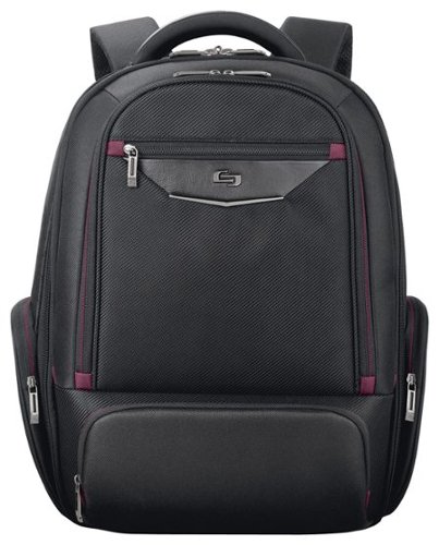  Solo New York - Executive Laptop Backpack - Black/Red