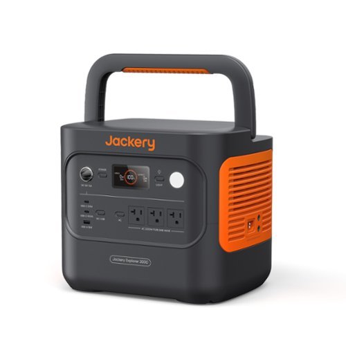 Jackery - Explorer 2000 V2 Portable Power Station (2042 Wh Capacity) - Black