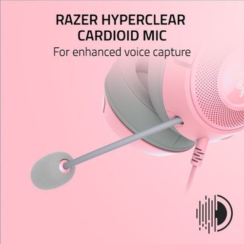Razer Kraken Kitty V2 Wired Gaming Headset for PC, Mac, Nintendo Switch, Steam Deck, Mobile, and Tablet - Quartz WORLDWIDE DELIVERY