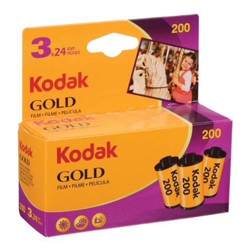 Kodak - Gold 200 Film (135mm, 3-Roll, 24 Exposures Per Roll)-Front_Standard 