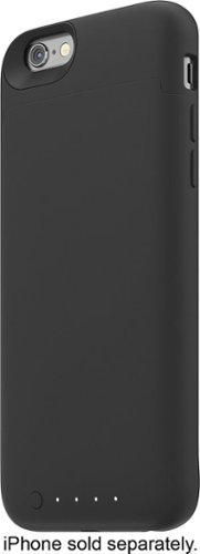  mophie - Juice Pack External Battery Case for Apple® iPhone® 6 and 6s - Black