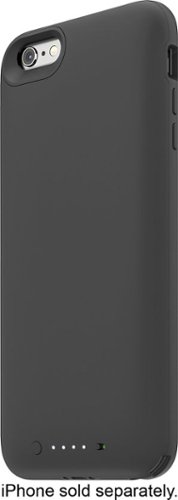  mophie - Juice Pack External Battery Case for Apple® iPhone® 6 Plus and 6s Plus - Black