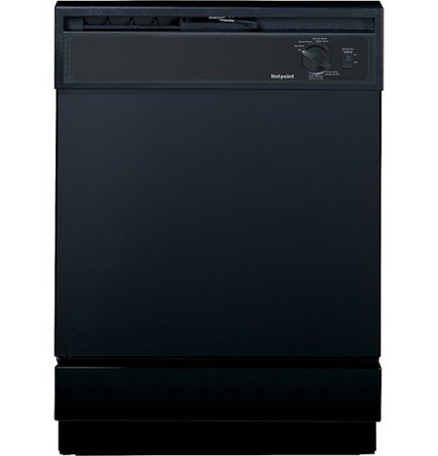 "Hotpoint - 24"" Built-In Dishwasher - Black"