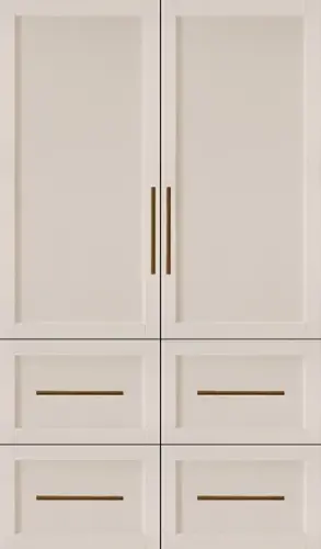 Front. SKS - 48-inch 26 Cu. Ft. Smart Built-in 6-Door French Door Refrigerator with Craft Ice - Custom Panel Ready.