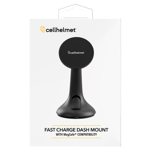 Cellhelmet - 15W Car Dash Mount with Fast Wireless Charging Pad and Magnetic Alignment Technology