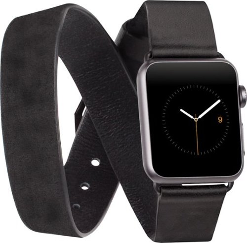  Case-Mate - Double Wrap Watch Strap for Apple Watch 38mm - Black