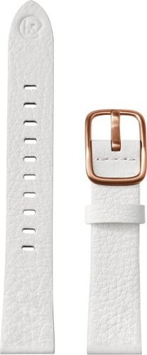  b&amp;nd - MODE Leather 16mm Watch Band for Android Wear - White