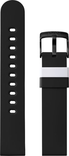  b&amp;nd - MODE Silicone 22mm Watch Band for Android Wear - Black
