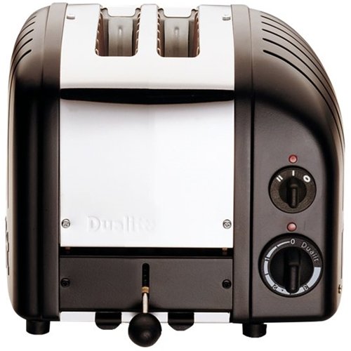 Dualit - NewGen 2-Slice Extra-Wide-Slot Toaster - Matt black-Angle_Standard 