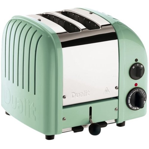 Dualit - NewGen 2-Slice Extra-Wide-Slot Toaster - Mint green-Angle_Standard 