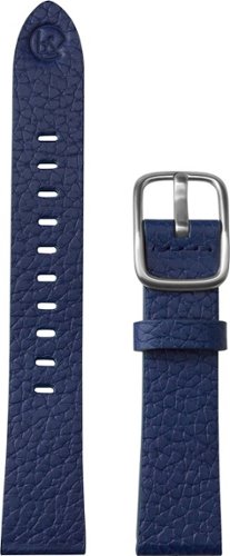  b&amp;nd - MODE Leather 18mm Watch Band for Android Wear - Blue