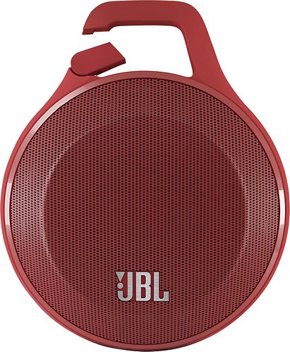  JBL - Clip Portable Bluetooth Speaker - Red