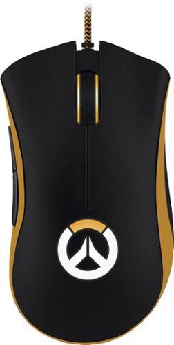  Razer - DeathAdder Elite Overwatch Wired Optical Gaming Mouse with Chroma Lighting - Black