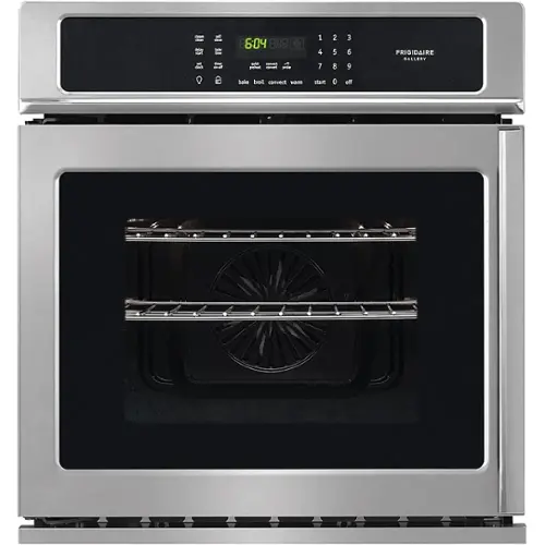 Front. Frigidaire - Gallery Series 27" Built-In Single Electric Convection Wall Oven - Stainless Steel.